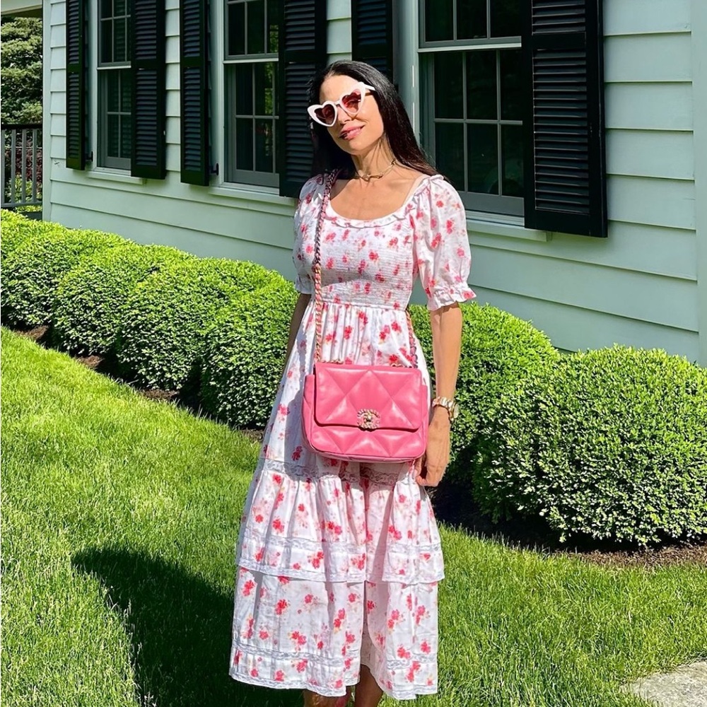 LoveShackFancy Target Cosette Puff sleeve dress LG